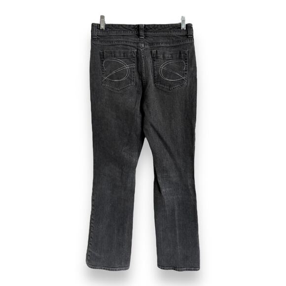 Chico's Womens‎ Jeans Sz 0 Reg 4 Platinum Black Facet RG Jean Gray Straight Leg - Picture 3 of 6